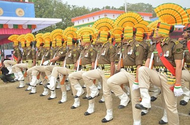 74th Republic Day celebrated at Agartala, Assam Rifles Ground. TIWN Pic Jan 26